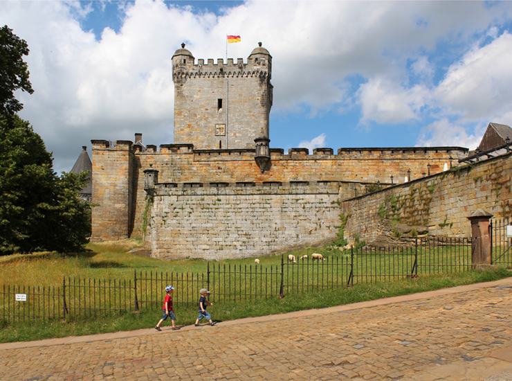 Bild der Burg in Bad Bentheim 