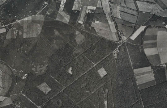 Alte Luftaufnahme Nordkamp